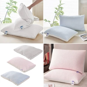 Deep Sleep Memory Foam Gel Pillow Orthopedic Cooling Pillow Neck Back Support UK - Picture 1 of 39