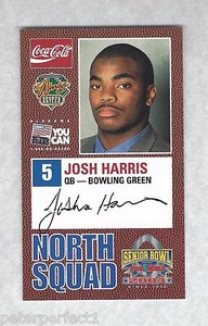 JOSH HARRIS 2004 SENIOR BOWL BOWLING GREEN FALCONS ROOKIE CARD CLEVELAND BROWNS