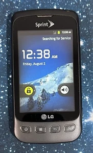 LG Optimus S - LS670 - BLACK (Sprint) - Tested working - Picture 1 of 6