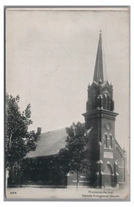 Deutsche Ev Kirche FREELANDVILLE IN Indiana Knox County Postkarte 2 - Bild 1 von 2