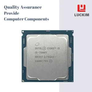 Intel Core i5-7500T CPU - Socket LGA 1151 4 Cores 4 Threads 2.7 GHz 6 MB L3 Cach - Picture 1 of 7