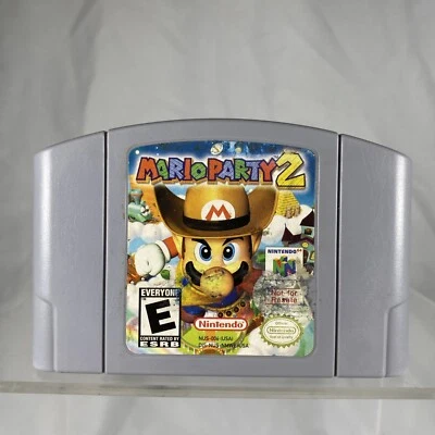 NOT FOR RESALE Mario Party 2 (Nintendo 64 N64) Authentic Tested -DEMO- - Image 1 of 4
