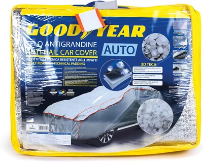 TELO COPRIAUTO PER SUV ANTIGRANDINE GOODYEAR TAGLIA S/M 460x178x155cm 6 mm - Immagine 1 di 4