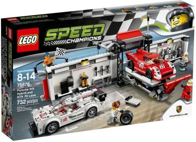LEGO SPEED CHAMPIONS: Porsche 919 Hybrid and 917K Pit Lane (75876)