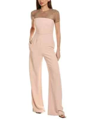Stella McCartney Alysha Crystal-Embellished Jumpsuit 38 US 2 XS Rose $3200 - Image 1 of 4