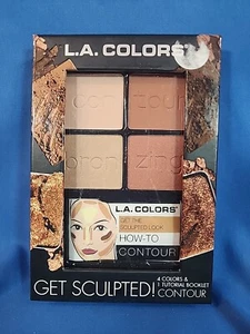 L.A. Colors Get Sculpted! Contour Kit - 4 Shades for Perfect Contouring - Picture 1 of 5