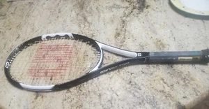Wilson ncode six-two 100 1/2 (4) 16 x 19 n code besaitet Demo Schläger $249 neuer Griff - Bild 1 von 3