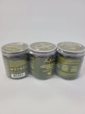 3 Pack Shea Moisture Ground Coffee Scrub 12oz Each Extra Moisturizing  - Image 1 of 4