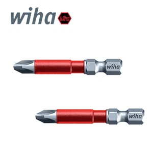 Wiha ( 2 Pack) 76845 #3 x 49mm 2" Phillips Terminator Impact Grade Power Bit - Picture 1 of 1