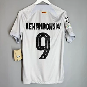 NWT FC BARCELONA SPAIN 2022 2023 THIRD FOOTBALL SHIRT JERSEY #9 LEWANDOWSKI NIKE - Picture 1 of 8