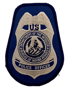 DEPT OF THE INTERIOR BUREAU OF INDIAN AFFAIRS POLICE PATCH (NC3) - Bild 1 von 2