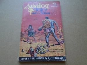 ANALOG SCIENCE FICTION MAGAZINE Pulp January 1962 British - Picture 1 of 1