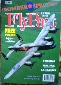 b FLY PAST BOMBER SPECIAL WITH POSTER 65 PAGES AIRCRAFT MILITARY WAR BOOKLET - Photo 1 sur 3