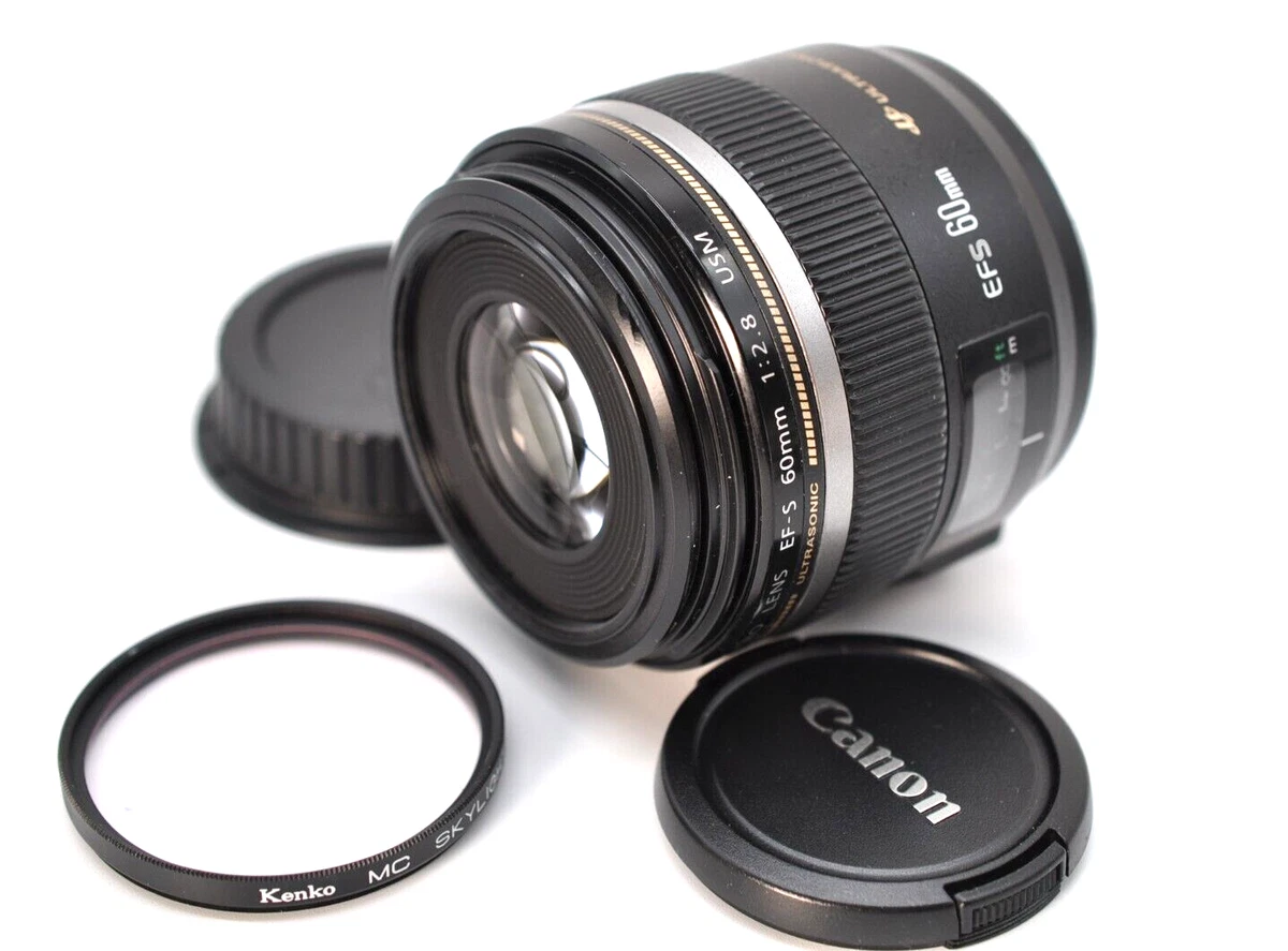 Canon EFS60mm f/2.8 マクロ USM Kenkoフィルター付 Amazon.com : Canon EF-S 60mm f/2.8 Macro USM Fixed Lens for Canon