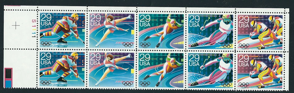 Scott # 2611/5....29 Cent ...Olympics...Plate Block of 10 - Image 1 of 1
