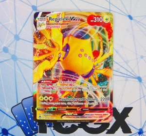 Pokemon - Regieleki VMAX - 058/195 - Silver Tempest - Holo - Ultra Raro Casi Nuevo - Imagen 1 de 1