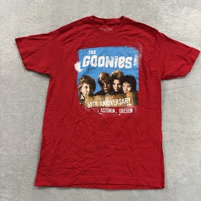Camiseta The Goonies Adulto Grande 30 Aniversario Gráfica Astoria Oregon Roja Foto 1 de 4