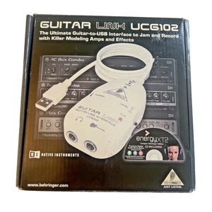 Behringer Guitar Link UCG102 Guitar-to-USB Audio Interface With Box w/Manual - Picture 1 of 6