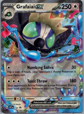 Grafaiai ex Promo SV: Scarlet & Violet Promo Cards 100 LP-NM - Image 1 of 2