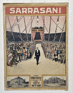 Zirkus Würzburg Programmheft / Circus Sarrasani 1912 - Bild 1 von 1