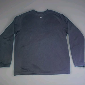 Nike Therma-Fit Crewneck Sweatshirt Schwarz Pullover Langarm Herren XL - Bild 1 von 7