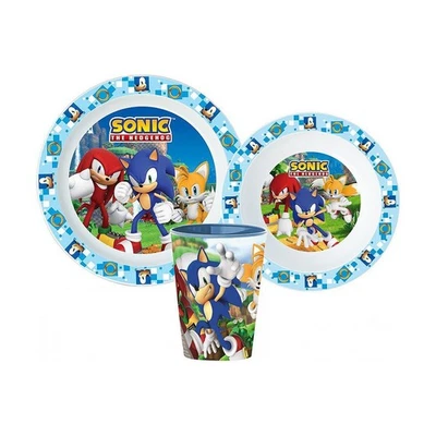 Sonic Essgeschirr 4-tlg. Mikrokunststoff + Becher 260 ml - Bild 1 von 2