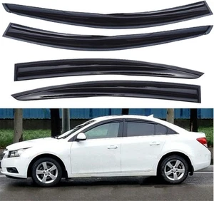 Nuevo visera de ventana de humo deflector de viento protector de lluvia 2008-16 Chevy Cruz J3 envío rápido - Imagen 1 de 7