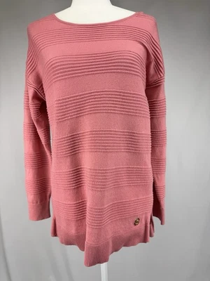 Suéter Michael Michael Kors Rosebud Rosa Tejido Texturizado Talla S Nuevo con Etiquetas Foto 1 de 4