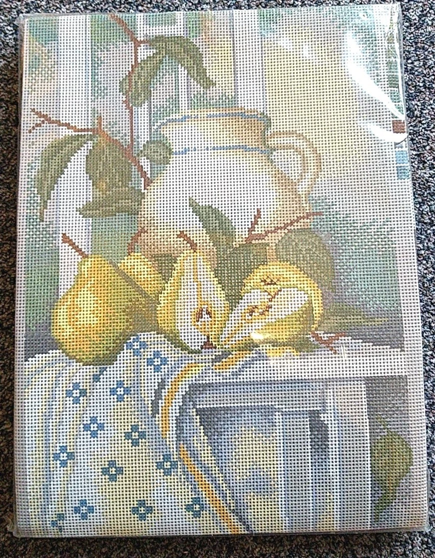 RIOLIS Stickpackung – Kreuzstich-Set „Blumen“ Mit Garn & Zählstoff | Fertig Ca. 40x40cm