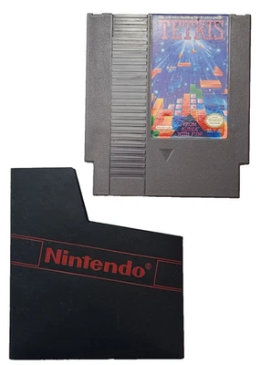 TETRIS 1989 Nintendo NES with Sleeve Tested - Image 1 of 4