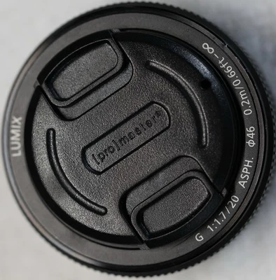 Panasonic Lumix G 20mm f/1.7 II ASPH Lens (Black) - Image 1 of 4