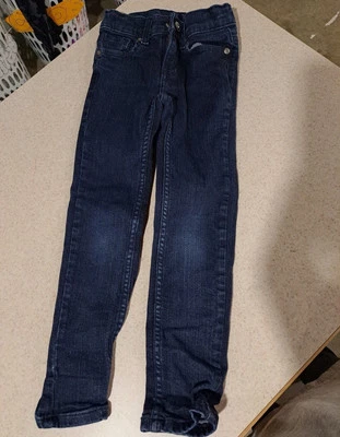 Girls Sonoma Dark Wash Blue Skinny Denim Jeans Size 6 Slim - Image 1 of 4