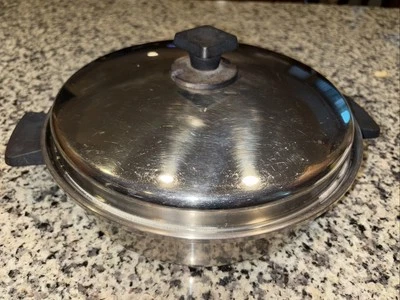 Sartén Rena Ware 9,5" multicapa de acero inoxidable de 2,5 cuartos de galón tapa de olla salteadora Foto 1 de 4