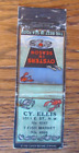 OHIO MATCH MATCHBOOK COVER: CY ELLIS SEAFOOD RESTAURANTS c1930s MATCHCOVER -C16