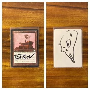 MTG✨Artist Signed BUBBLE MATRIX w/Sketch ARTIST PROOF✨Weatherlight RARE BROM Art - Picture 1 of 3