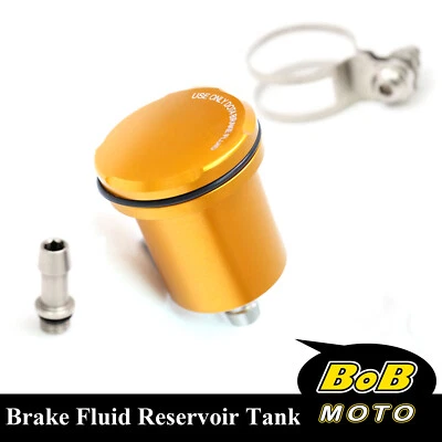 For Ducati Monster 695 2005-2006 Gold Racing CNC Rear Brake Fluid Reservoir Tank - Image 1 of 4