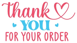 Danke Aufkleber 3 Zoll rund, 8 Stück Wasserdicht, Vinyl, Laminat - Bild 1 von 1