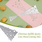 Christmas Bubble Spotty Line Metal Cutting Dies Scrapbooking Background DIY R1J8