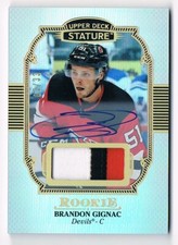 2019-20 Upper Deck Stature Rookie Patch Autograph Portrait Pick From List #/33