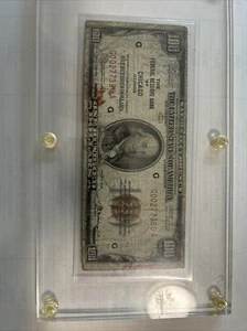 1929 100$ Bill In Case - Picture 1 of 2