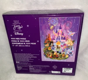New Disney Parks Joey Chou Castle Characters Attractions Fireworks Jigsaw Puzzle - Picture 1 of 12