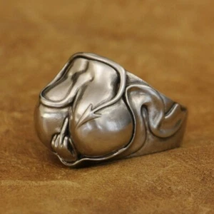 Sexy Diablo Caderas Cuproníquel Anillo Punk Nalgas Culo Anillo CP270B Reino Unido Talla N1/2~Z4 - Imagen 1 de 27