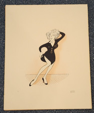 Bette Midler Lithograph Hand Signed by Al Hirschfeld 20" x 16" #26/100