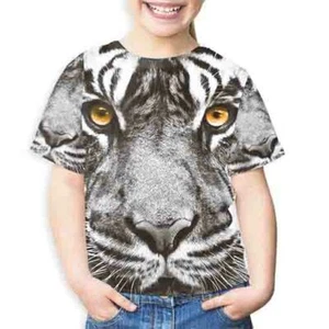 New Kids Tshirt Tiger Design 7434104293274 - Picture 1 of 3