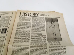 Newsday Newspaper Vietnam Epilogue January 24 1973 Vintage Post War - Picture 1 of 1