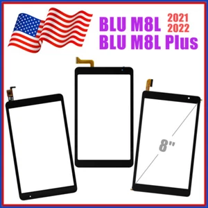 NEW 8" Touch Screen Digitizer Glass Replacement For BLU M8L 2021 2022 / M8L Plus