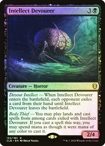 MTG FOIL Intellect Devourer  – Commander Legends: Battle for Baldur's Gate Card