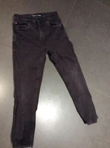 Zara Kids Straight Fit Denim Grey Jeans Size 8T - Picture 1 of 7