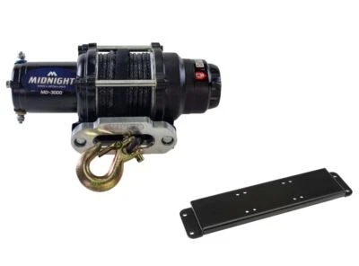 Cabrestante de medianoche Viper 50 pies 3000 lb negro con montaje para Polaris Ranger 425 2001-04 Foto 1 de 4