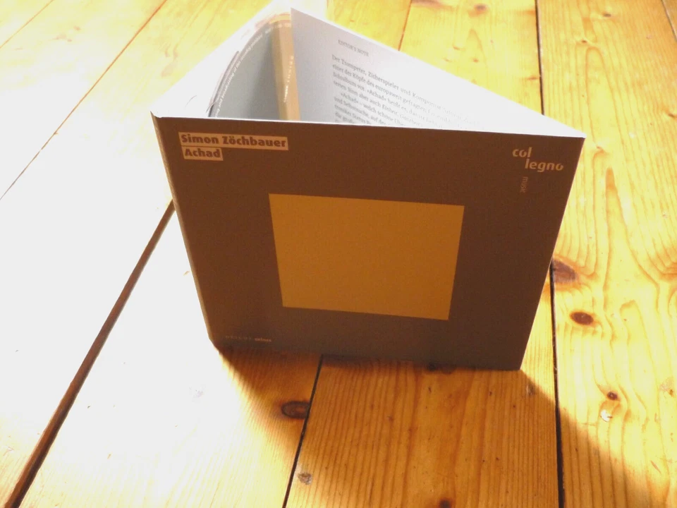 Simon Zöchbauer (Federspiel) - Achad DIGIPAK / COL LEGNO RECORDS CD 2019 - Bild 1 von 2